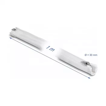 Gevlochten slang DeLOCK 20822 1 m x 30 mm wit