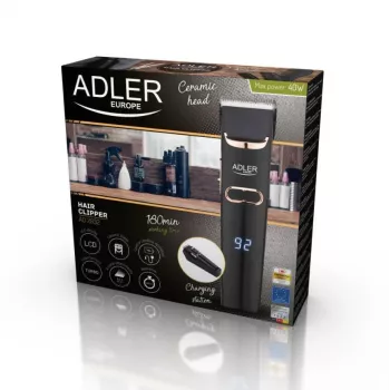 Adler AD 2832 draadloze haartrimmer, zwart