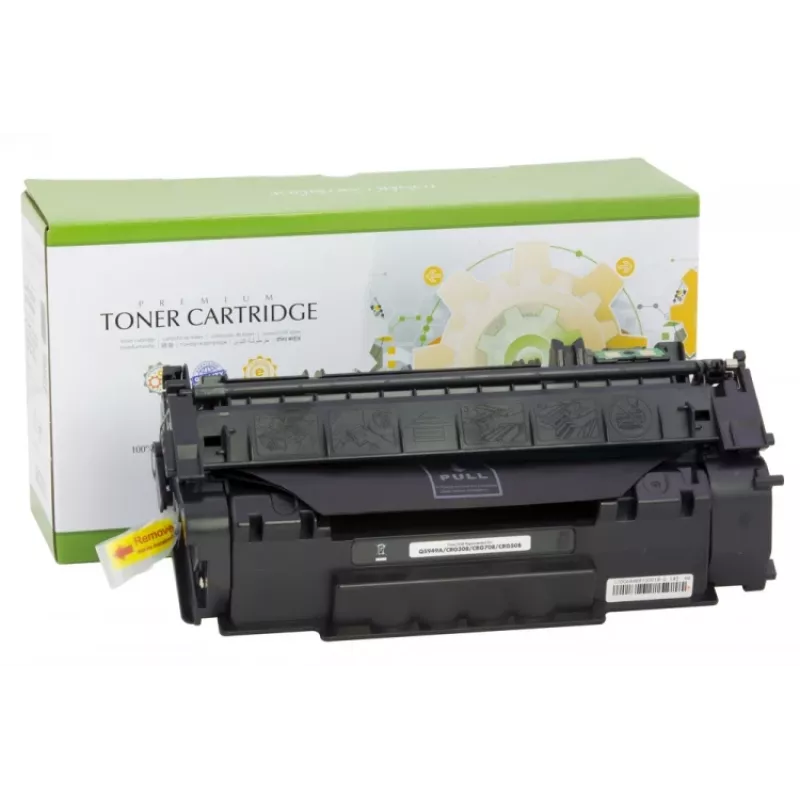 Compatibel Static-Control Hewlett-Packard Q5949A/Q7553A/CRG-708/CRG-715, zwart, 3000 pagina's