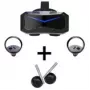 Pimax Crystal Super Ultrawide VR-headset + DMAS-hoofdtelefoon bundel - zwart