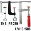 Bessey LM10/5R8 - staal - hout - zink