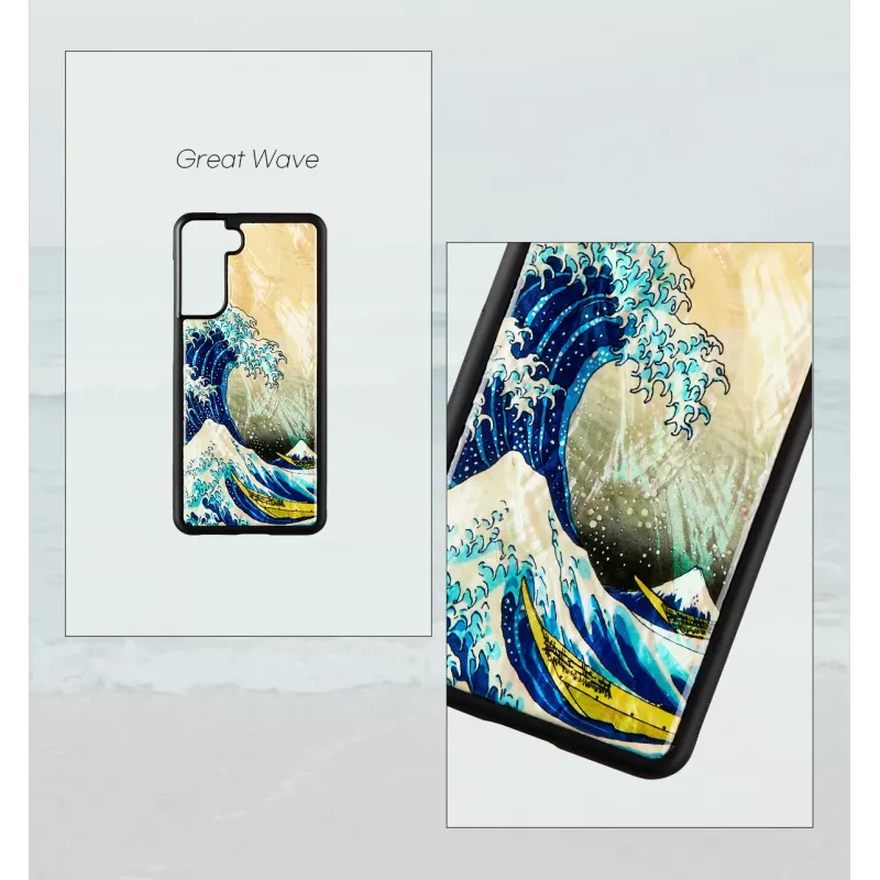 iKins hoes voor Samsung Galaxy S21 Great Wave off