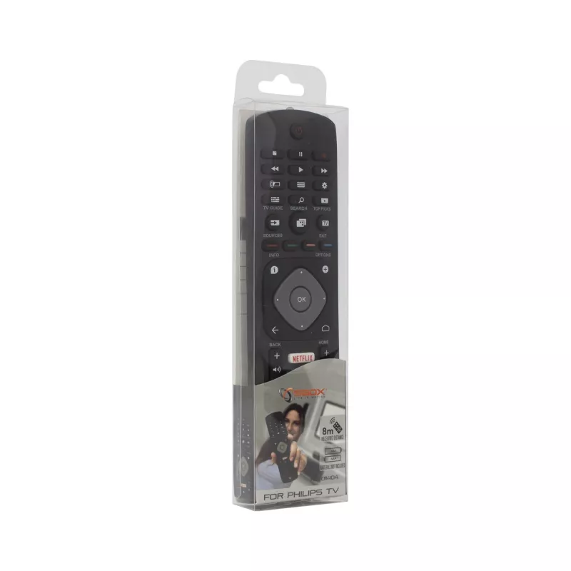 Universele afstandsbediening SBOX RC-01404 voor Philips-televisies — Compatibele vervangende afstandsbediening