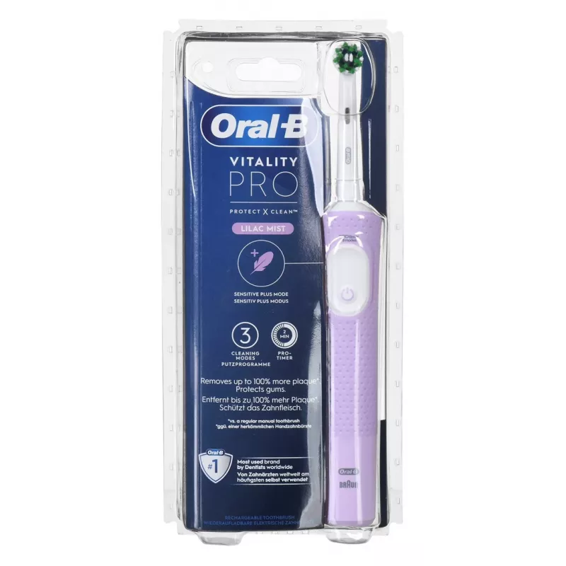 Oral-B Vitality Pro D103 lila elektrische tandenborstel 3 modi timer lila