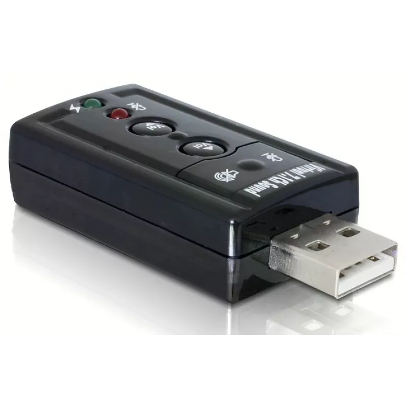 DeLOCK USB Sound Adapter 7.1 - geluidskaart - stereo - USB (61645)