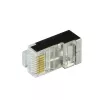 Draadverbinder RJ45 LogiLink MP0022 zwart transparant