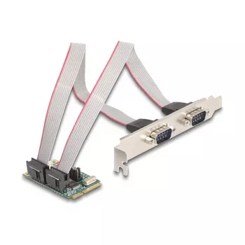 DeLOCK 95276 interne RS-232-adapter Mini PCI Express groen