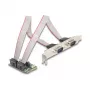DeLOCK 95276 interne RS-232-adapter Mini PCI Express groen