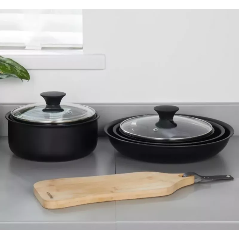 Pannenset Salter BW12055IS 14-delig roestvrijstalen keukengerei