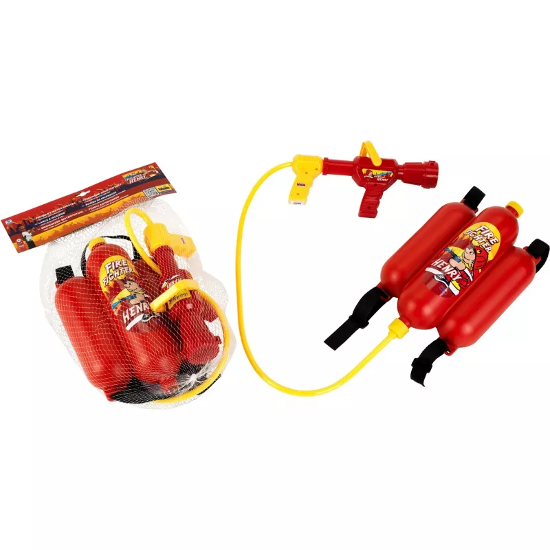 Theo Klein professionele brandweer-rugzak-spuitpistool speelgoed-waterwerper