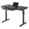 In hoogte verstelbaar bureau Up Up Balder II zwart