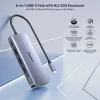 UNITEK actieve hub USB-C 10GBPS,M.2,HDMI, PD 100W
