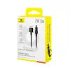 Baseus Gem USB-naar-IP 2,4A snellaadkabel 2 m Zwart