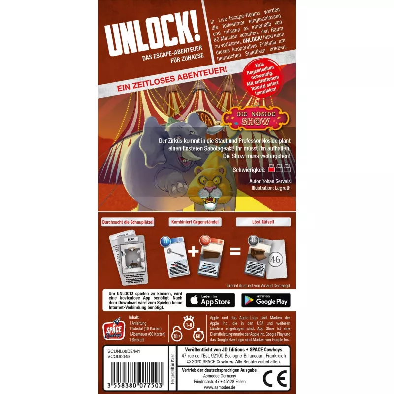 Unlock - Die Noside-Show, partyspel