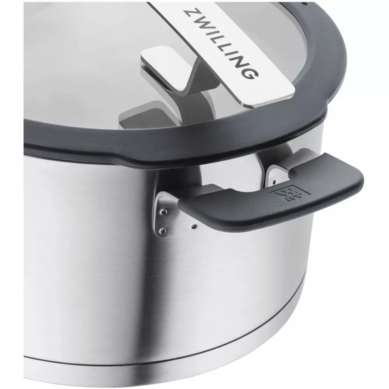 ZWILLING SIMPLIFY 66870-004-0 pannenset RVS 4-dlg. zilver zwart