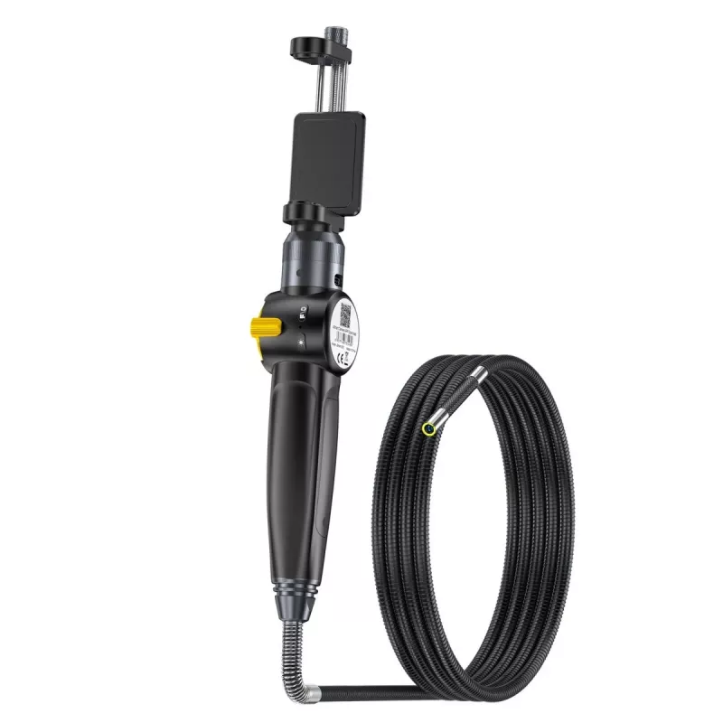 Ulefone uSmart E03 UF-EC03 endoscoopcamera, 1280x720 HD, in twee richtingen 180° bestuurbare sonde, 6 leds, IP67, 1 m halfstijve kabel