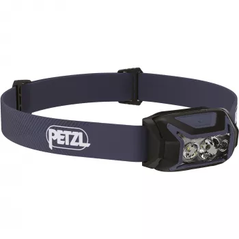 Hoofdlamp Petzl Actik zwart – LED, 100 lm, 2 LED's, IPX4, AAA-batterijen