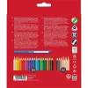 Faber-Castell 112819 Grip Skin Tones kleurpotloden, 18+6