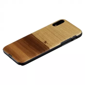 Telefoonhoes man and wood voor iPhone XR — zwart, beschermende softshell
