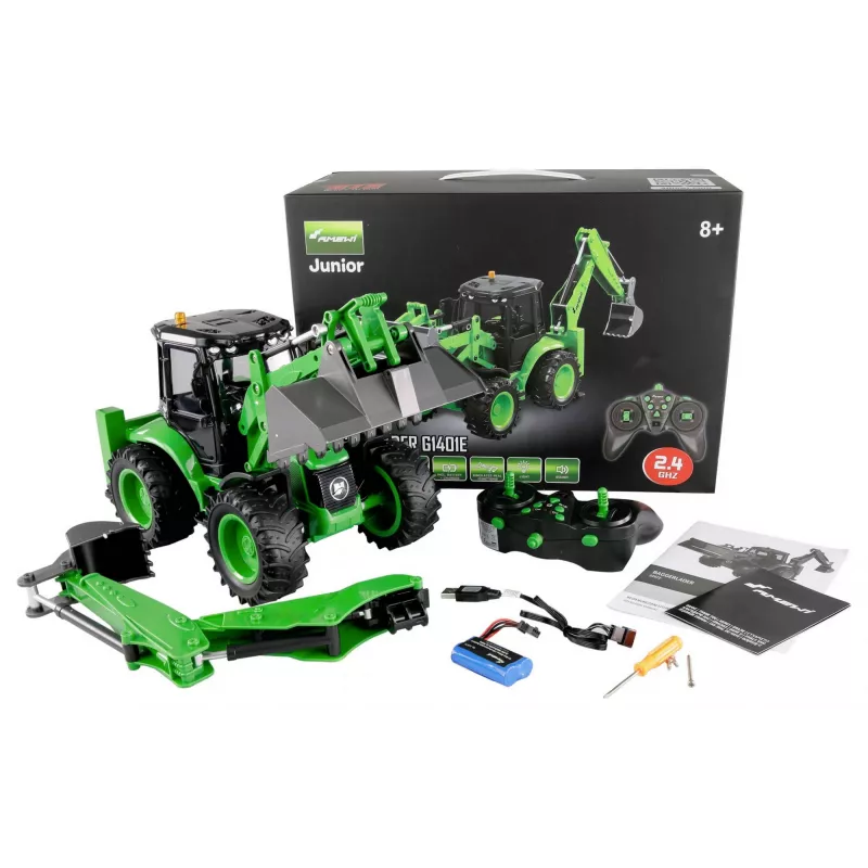 Amewi G1401E graaflaadmachine 1:14 RTR, groen (22672)