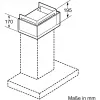 Siemens LZ12FXD51 Long Life omschakelset voor recirculatie voor afzuigkap, zilver