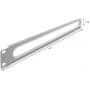 Kabeldoorvoer DELOCK 67276 voor 19-inch panelen met kantbescherming, grijs