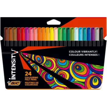 BIC Intensity Up viltstiften set met 24 stuks 978035