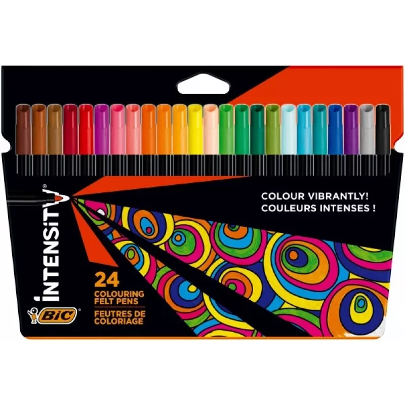 BIC Intensity Up viltstiften set met 24 stuks 978035