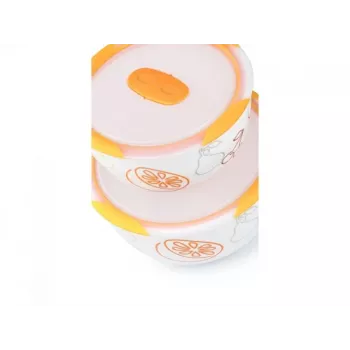 Saladekom Oursson BS4781RC/OR rond keramiek 2 stuks