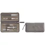 ZWILLING 97445-005-0 Manicure-pedicure cadeauset roestvrij staal taupe 5 accessoires