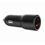 Auto-oplader voor mobiele apparaten Gembird TA-UC-AC2PDQC38-CAR-01, USB-C, 38 W, 12–24 V, zwart