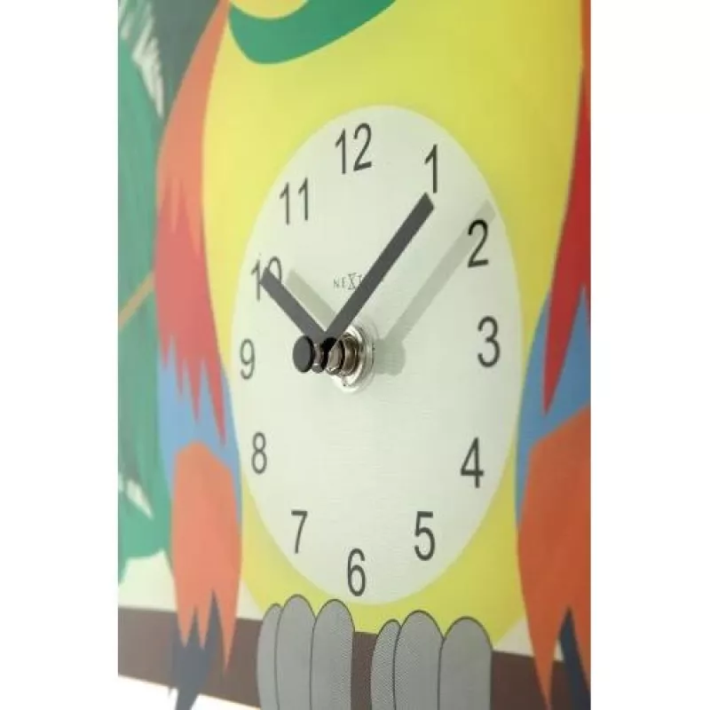 NeXtime klok 8168 Lorre, Ø43 cm, wand, meerkleurig