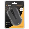 USB-kabelmuis, 3 knoppen, rubberachtig oppervlak, 1000 DPI