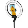 LogiLink Smartphone-ringlamp met selfie-stick-statief, DM 20cm (AA0156)
