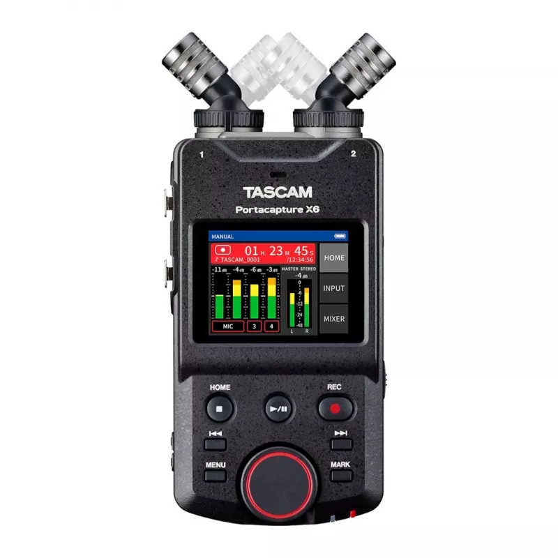 Tascam Portacapture X6 - draagbare, hogeresolutie meersporenrecorder