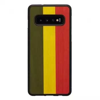 Smartphonehoesje man and wood voor Galaxy S10 — reggae zwart beschermhoes