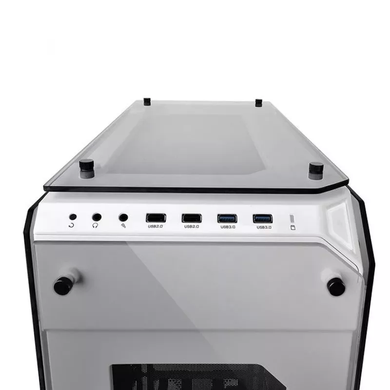 Behuizing View 71 Riing Tempered Glass E-ATX Full Tower - Snow Edition