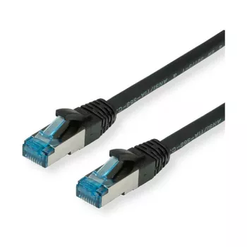 VALUE - patchkabel - RJ-45 (M) naar RJ-45 (M) - 10 m - SFTP, PiMF - CAT 6a - halogeenvrij, gegoten, rastnasbescherming, flexibel - zwart (21.99.1967)