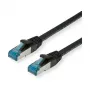 VALUE - patchkabel - RJ-45 (M) naar RJ-45 (M) - 10 m - SFTP, PiMF - CAT 6a - halogeenvrij, gegoten, rastnasbescherming, flexibel - zwart (21.99.1967)