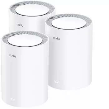 Cudy M3000 3-pack mesh-wifisysteem dualband (2,4 GHz / 5 GHz) Wi-Fi 6 (802.11ax) Grijs, Wit 1 intern