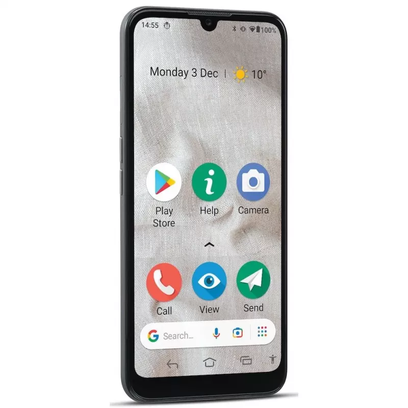 Doro 8100 Plus 15,5 cm (6,1 inch) Dual-SIM Android 11 Go Edition 4G USB Type-C 2 GB 32 GB 3000 mAh grijs (380501)
