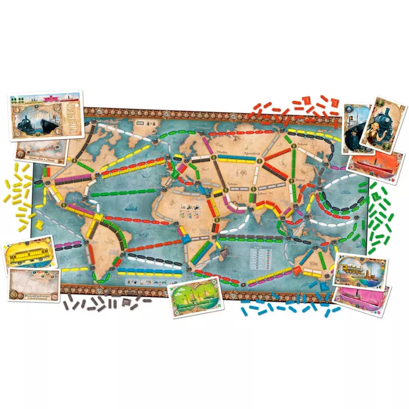 Ticket to Ride Wereldreis, bordspel