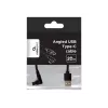 Kabel USB 2.0 naar USB-C haaks / CC-USB2-AMCML-0,2M GEMBIRD
