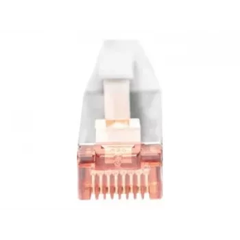 Netwerkkabel Digitus CAT 6 U/FTP slank patchkabel RJ-45 Cat6 10 m grijs