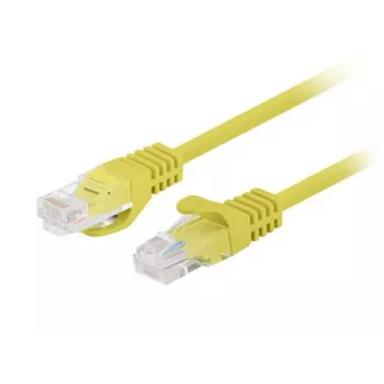 Patchkabel Cat.5e UTP 1 m geel FLUKE PASSED LANBERG 10-pack