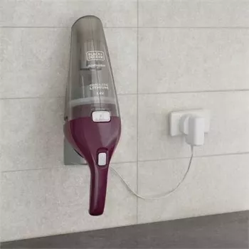 Black & Decker NVC115W handstofzuiger grijs, paars zonder zak