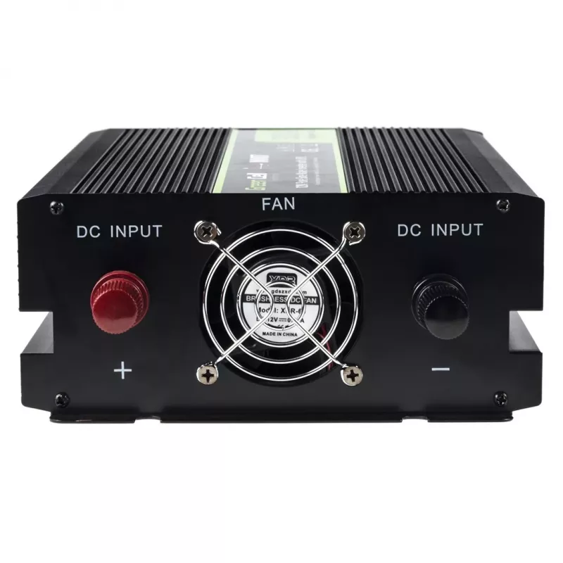 Spanningsomvormer Green Cell INV07, DC 12 V naar AC 230 V, 300 W, 50 Hz, Type-C-stekker, zwart