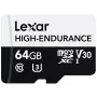 microSD High Endurance kaart 64 GB C10 A1 U1 V30 100/35 MB/s