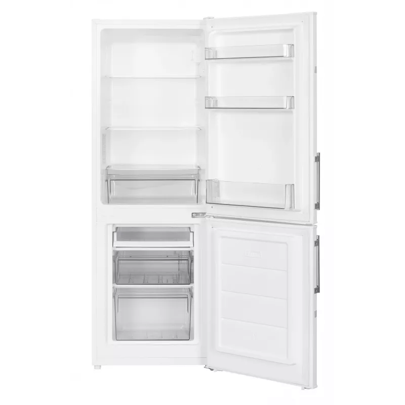 SEVERIN DT 8770 vrijstaande koelkast — 173 l totaalvolume, 121 l koelgedeelte, 52 l vriesgedeelte, wit
