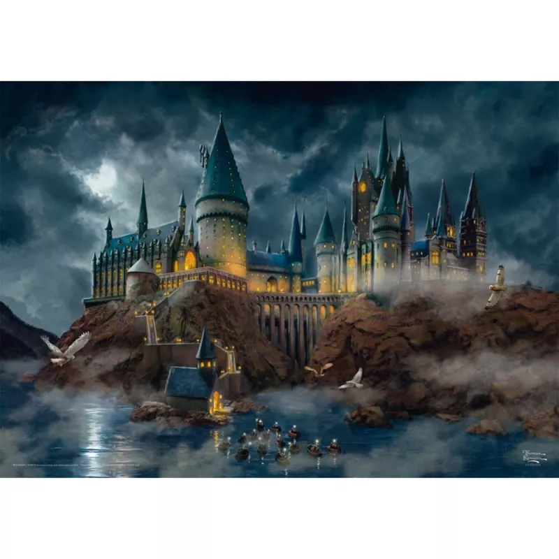 Thomas Kinkade Studios Wizarding World Harry Potter - Hogwarts Castle, puzzel 1000 stukjes